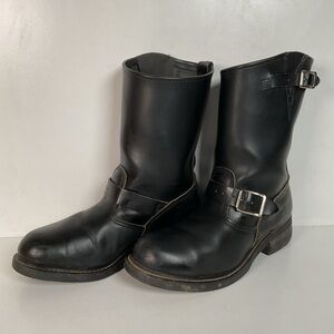 Vintage Heavy Duty Engineer Boots | USA Made | Steel Toe Motorcycle | Men’s 7.5